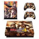 Valkyria Chronicles 4 decal skin sticker for Xbox One X console and controllers