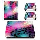 Abstract wallpaper decal skin sticker for Xbox One X console and controllers