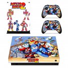 Mega Man 2 decal skin sticker for Xbox One X console and controllers