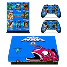 Mega Man 2 decal skin sticker for Xbox One X console and controllers