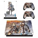 Valkyria Chronicles 4 decal skin sticker for Xbox One X console and controllers