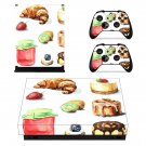 Fast food decal skin sticker for Xbox One X console and controllers