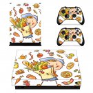 Fast food decal skin sticker for Xbox One X console and controllers