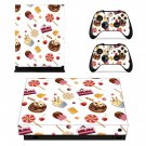 Fast food decal skin sticker for Xbox One X console and controllers