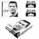 Cristiano Ronaldo decal skin sticker for PS4 Pro console and controllers