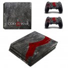 God of war decal skin sticker for PS4 Pro console and controllers