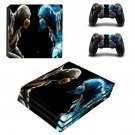 Mortal Kombat X decal skin sticker for PS4 Pro console and controllers