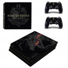 Monster Hunter World decal skin sticker for PS4 Pro console and controllers