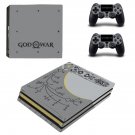 God of War 4 decal skin sticker for PS4 Pro console and controllers