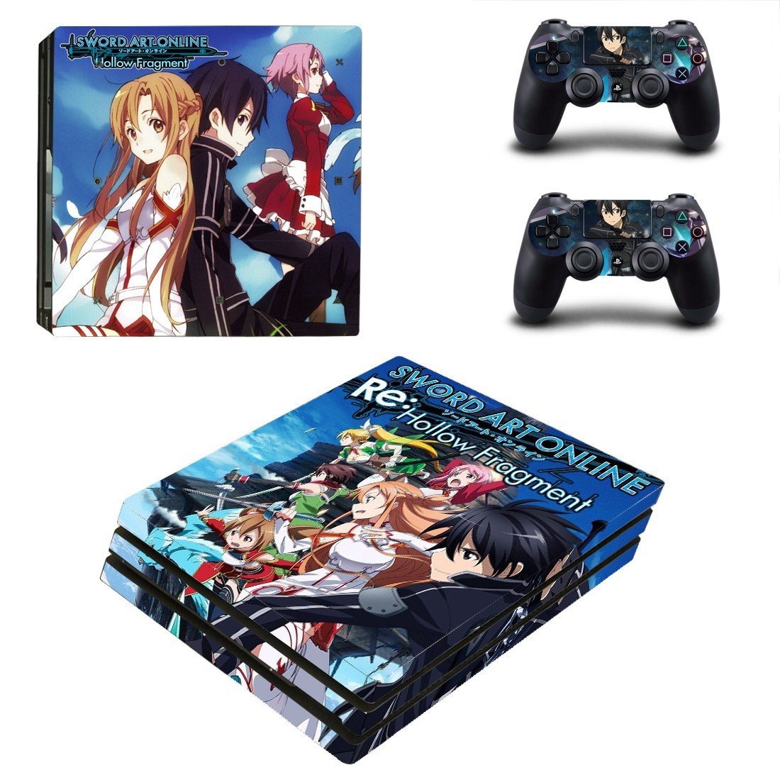 Sword Art Online decal skin sticker for PS4 Pro console and controllers