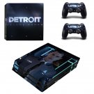 Detroit Become Human decal skin sticker for PS4 Pro console and controllers