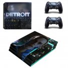 Detroit Become Human decal skin sticker for PS4 Pro console and controllers