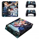 Sword Art Online decal skin sticker for PS4 Pro console and controllers
