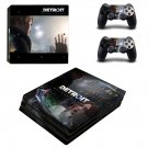 Detroit Become Human decal skin sticker for PS4 Pro console and controllers
