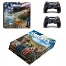 Far Cry 5 decal skin sticker for PS4 Pro console and controllers