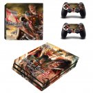 Attack on Titan 2 decal skin sticker for PS4 Pro console and controllers