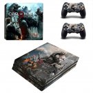 God of War 4 decal skin sticker for PS4 Pro console and controllers