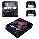 Detroit Become Human decal skin sticker for PS4 Pro console and controllers