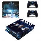 Detroit Become Human decal skin sticker for PS4 Pro console and controllers