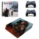 God of War 4 decal skin sticker for PS4 Pro console and controllers