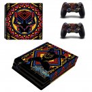 Black Panther decal skin sticker for PS4 Pro console and controllers