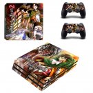 Attack on Titan 2 decal skin sticker for PS4 Pro console and controllers