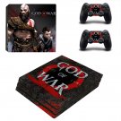God of War 4 decal skin sticker for PS4 Pro console and controllers