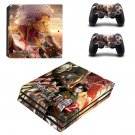 Attack on Titan 2 decal skin sticker for PS4 Pro console and controllers