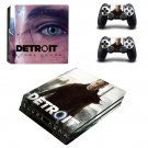 Detroit Become Human decal skin sticker for PS4 Pro console and controllers