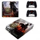 Kingdom Come Deliverance decal skin sticker for PS4 Pro console and controllers