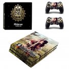 Kingdom Come Deliverance decal skin sticker for PS4 Pro console and controllers