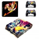 Fairy Tail decal skin sticker for PS4 Pro console and controllers