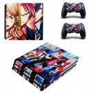 Fairy Tail decal skin sticker for PS4 Pro console and controllers