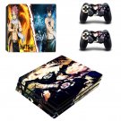 Fairy Tail decal skin sticker for PS4 Pro console and controllers
