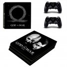 God of War 4 decal skin sticker for PS4 Pro console and controllers