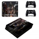 Dark Souls decal skin sticker for PS4 Pro console and controllers