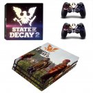State of Decay 2 decal skin sticker for PS4 Pro console and controllers