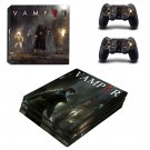 Vampyr decal skin sticker for PS4 Pro console and controllers