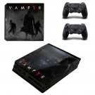 Vampyr decal skin sticker for PS4 Pro console and controllers