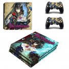 Bloodstained Ritual of the Night decal skin sticker for PS4 Pro console and controllers