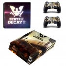 State of Decay 2 decal skin sticker for PS4 Pro console and controllers