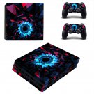 Abstract wallpaper decal skin sticker for PS4 Pro console and controllers