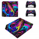 Abstract wallpaper decal skin sticker for PS4 Pro console and controllers