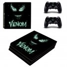 Venom decal skin sticker for PS4 Pro console and controllers