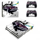 Car Wallpaper decal skin sticker for PS4 Pro console and controllers