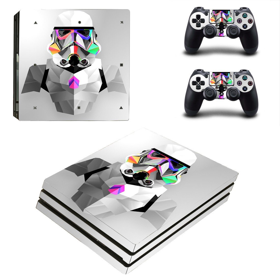 Star Wars Stormtrooper Decal Skin Sticker For Ps4 Pro Console And Controllers