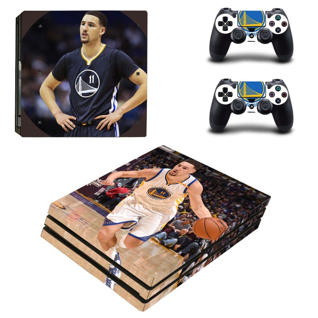Klay Thompson decal skin sticker for PS4 Pro console and controllers