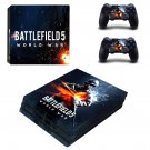 Battlefield 5 world war decal skin sticker for PS4 Pro console and controllers