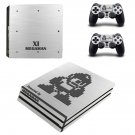 Mega Man 11 decal skin sticker for PS4 Pro console and controllers
