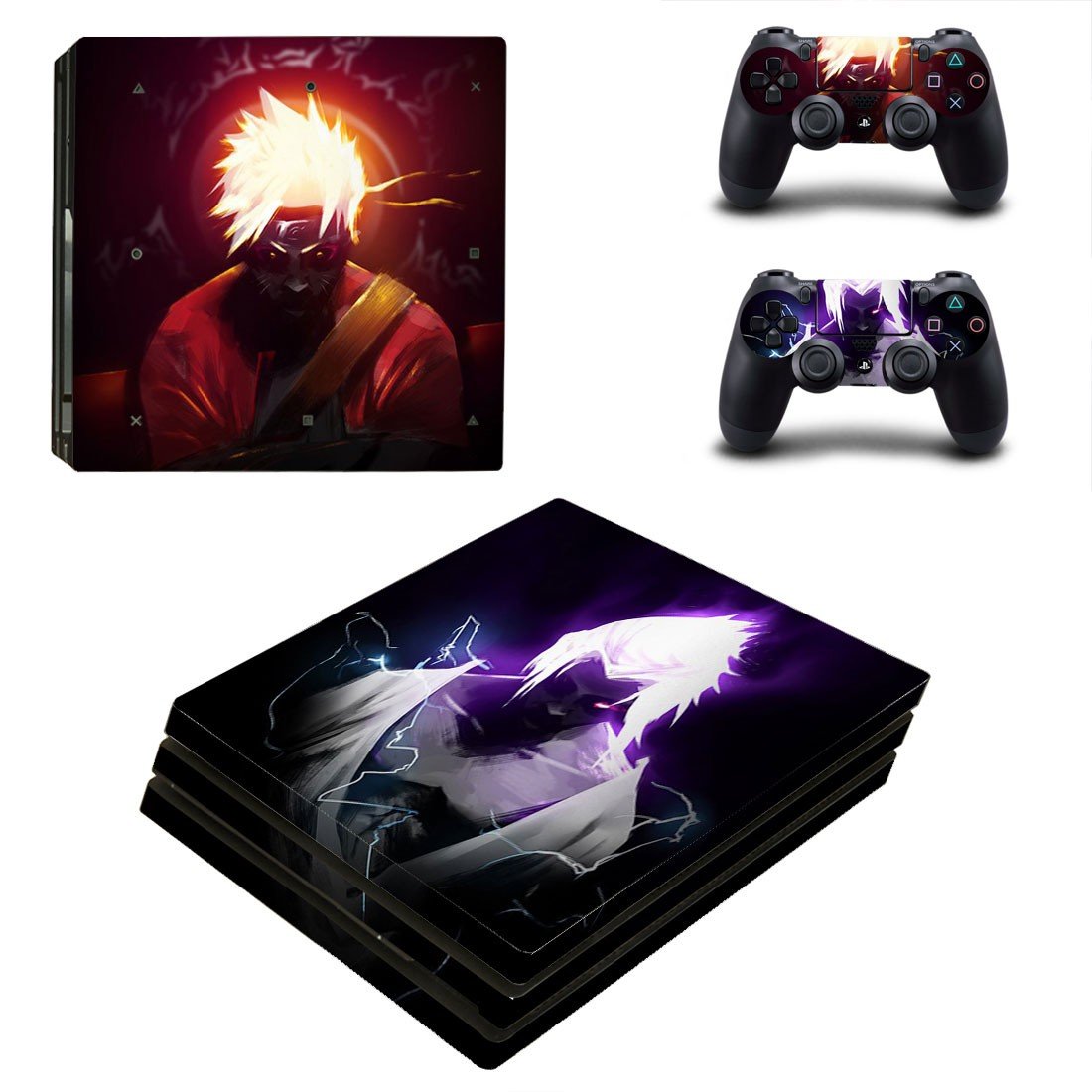 Naruto decal skin sticker for PS4 Pro console and controllers